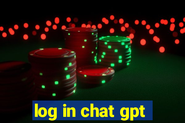 log in chat gpt